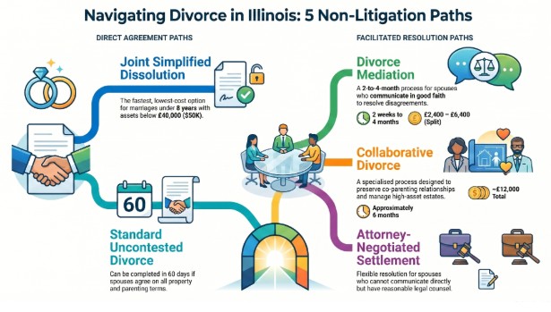 Way 1: Standard uncontested divorce — full agreement with minimal court involvement