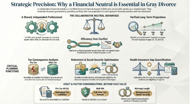 How Does a Collaborative Financial Neutral Change the Planning Equation in Gray Divorce? 