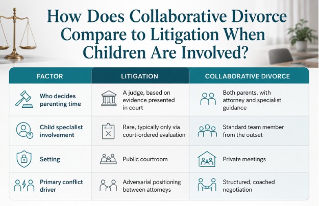 How Does Collaborative Divorce Compare to Litigation When Children Are Involved?